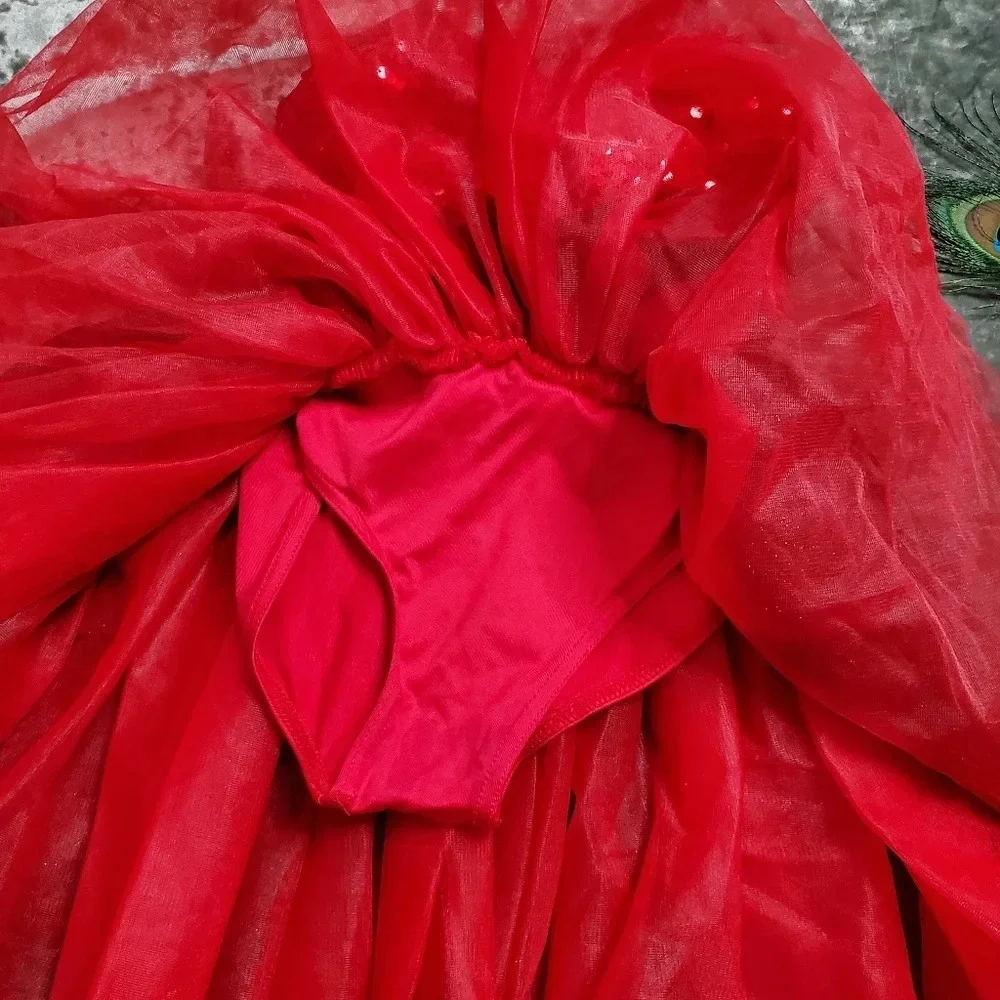 Weissman Red Polkadot 1 Piece Tutu